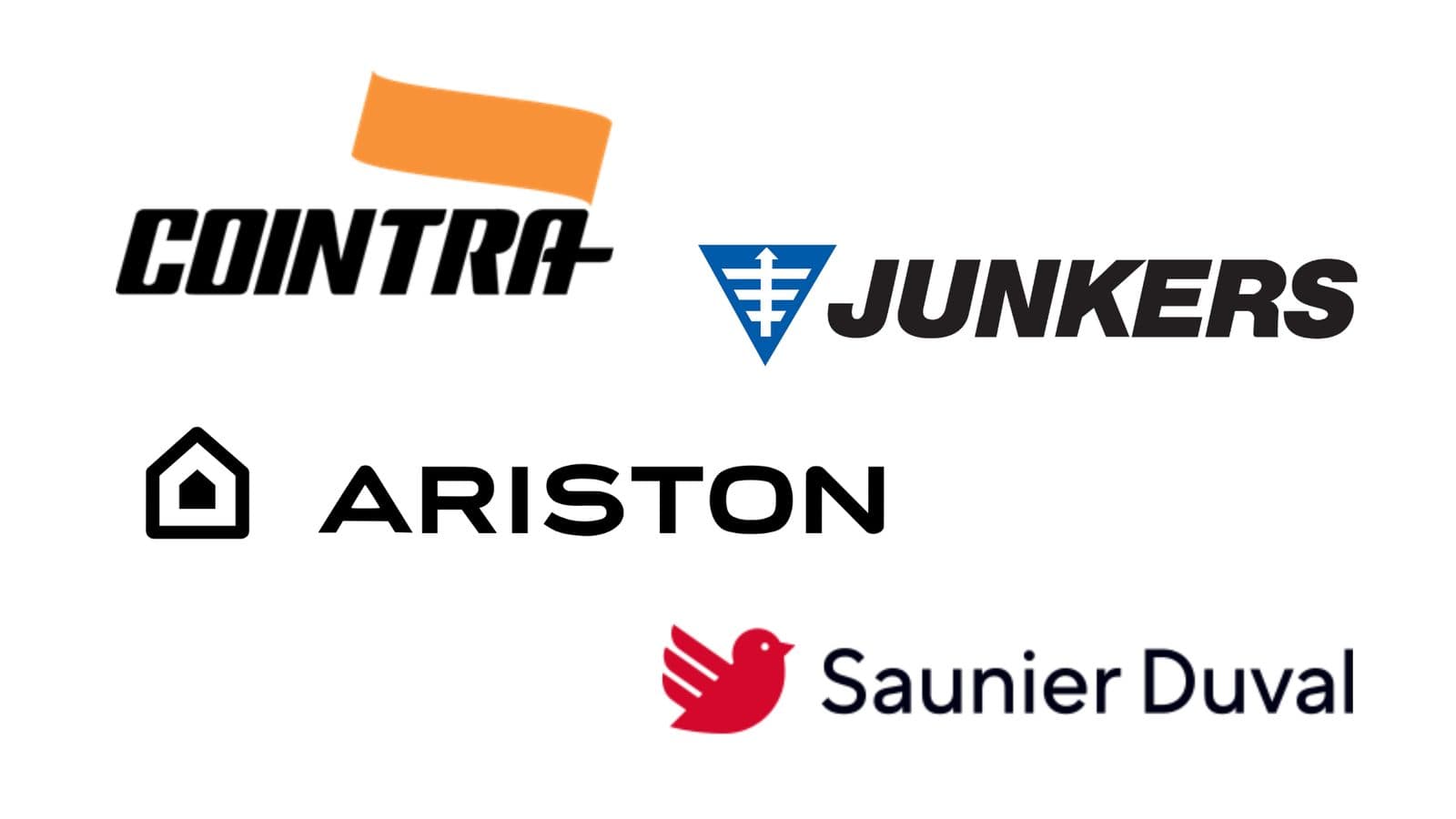 Marcas de termos eléctricos: Cointra, Junkers, Ariston y Saunier Duval